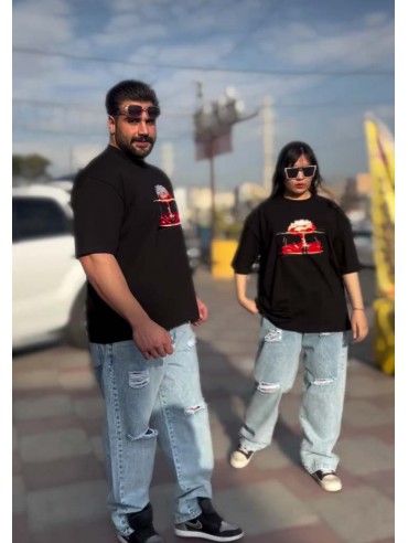 تیشرت جلوگلدوزی برجسته کد 3198